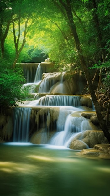 wallpaper of waterfalls