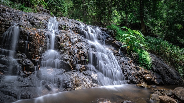 Waterfall With Natural Scenery