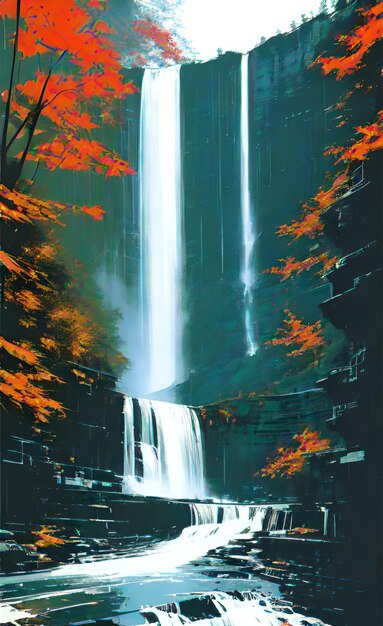 Photo waterfall