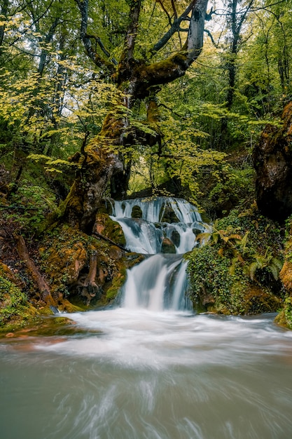  Waterfalls of Andoin, Alava, Basque Country