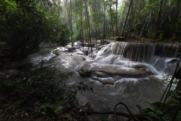 WaterfallWaterfall in Kanjanaburi Thailand Huay Mae Kamin waterfall Nation Park