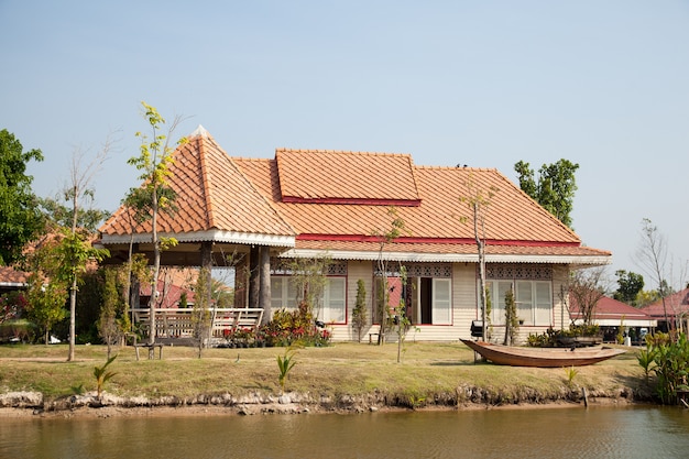 Waterfront home.