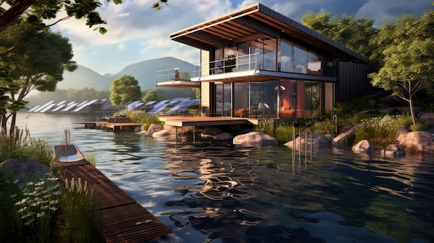 waterfront home