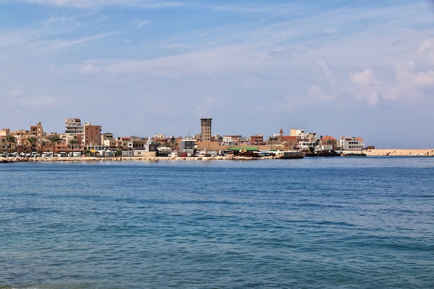 The waterfront of Tyre, Lebanon