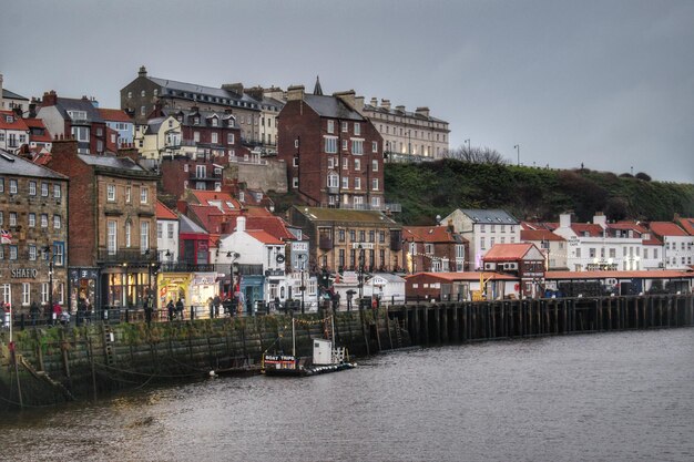 Photo waterfront at whitby