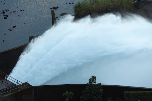 Watergate spillway of a large dam