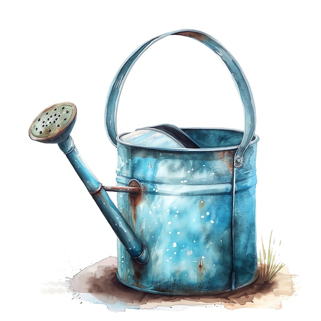 Photo watering can summer simple living