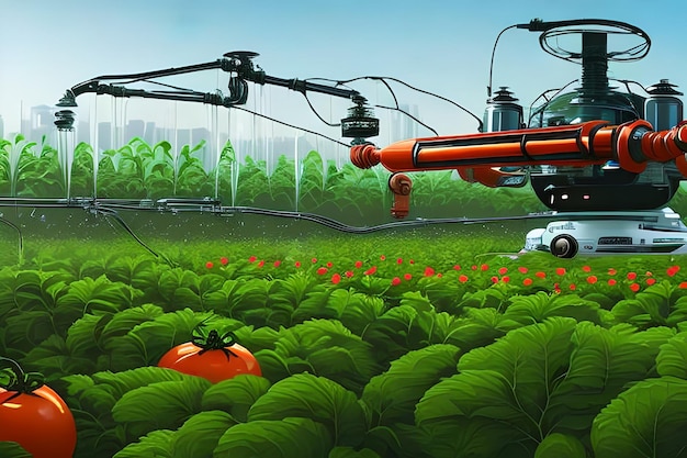 Автоматический полив сельскохозяйственных растений