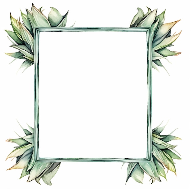 waterkleurige frames bloemen