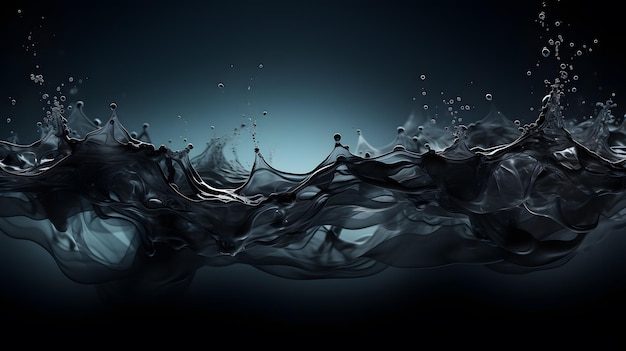 WaterLike Black Background