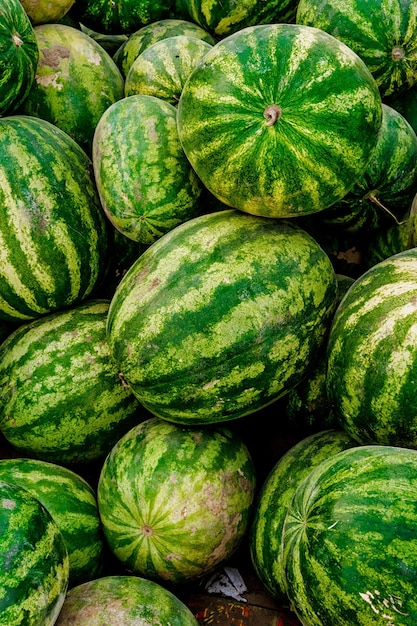 Watermelon background Summer Fruit Market