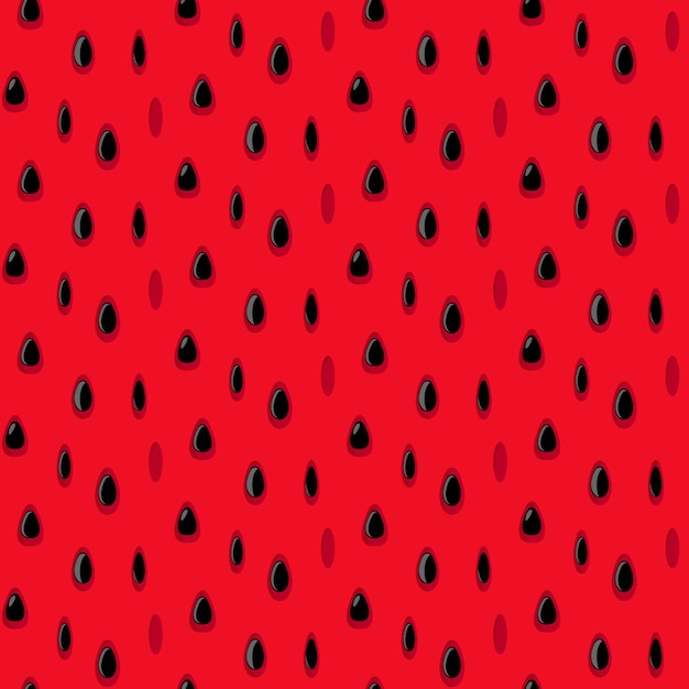 Photo watermelon background with black seeds