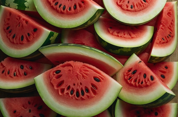 A watermelon carved into a cute animal shape