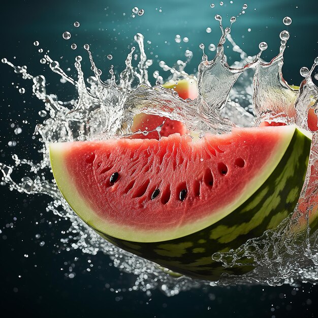 watermelon dropping water