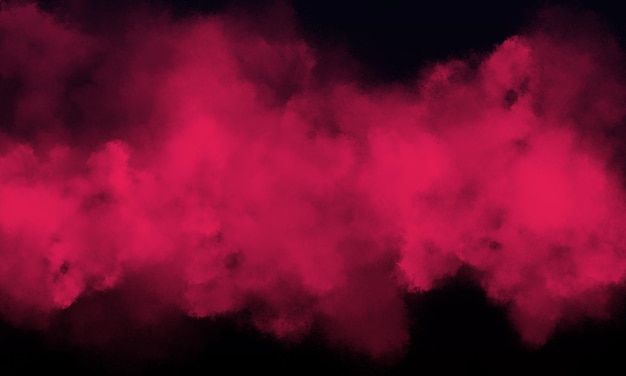 watermelon fog or smoke on dark space background