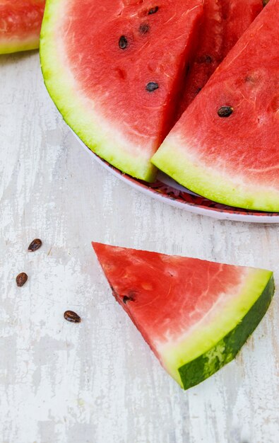 Watermelon. Food. Selective focus.