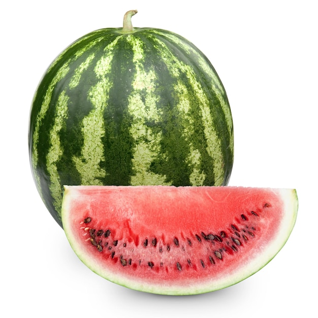 Photo watermelon isolated on white background