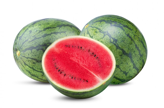 Watermelon isolated on white