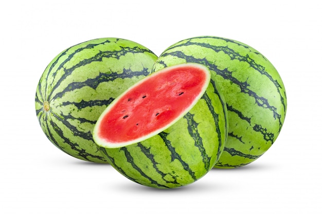 Watermelon isolated on white