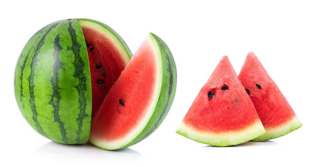 Watermelon isolated on white