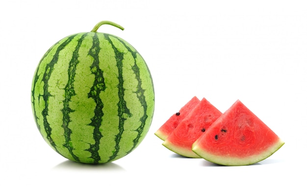 Watermelon isolated on white