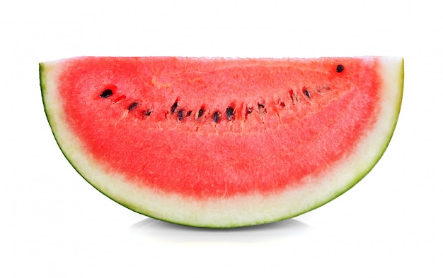 Watermelon isolated on white.