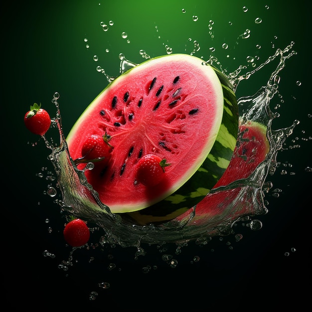 Watermelon Natural Color Wallpaper