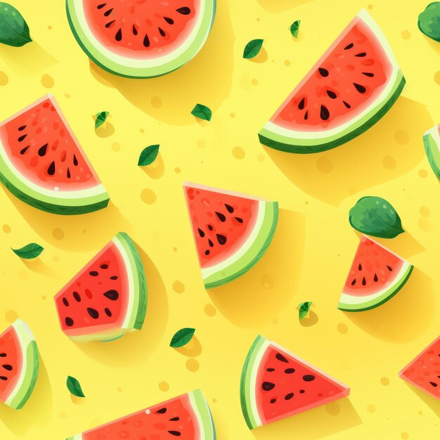 watermelon patroon vector