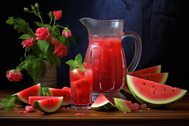 Watermelon Punch A Colorful Summer Beverage