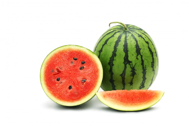 Watermelon Ripe and tasty isolated