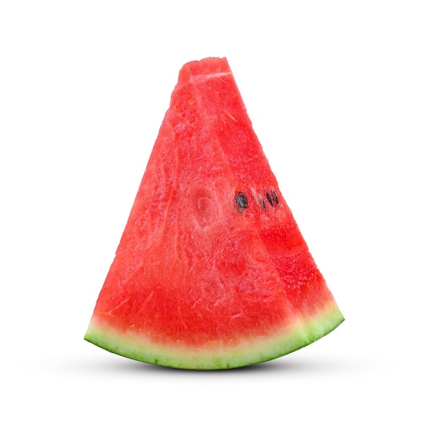 Photo watermelon slice isolated on white background