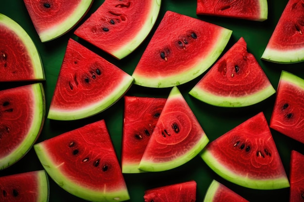 Watermelon sliced background