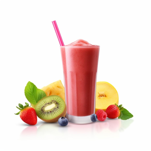 watermelon smoothie with fruits