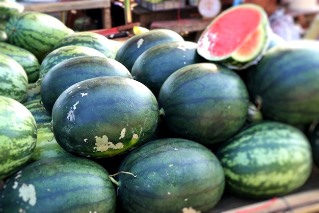 watermelon at the street food