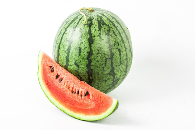 watermelon  on white background 