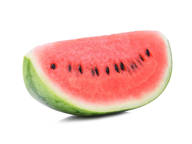 Watermelon on white