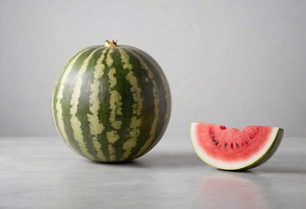 watermelon with a white background