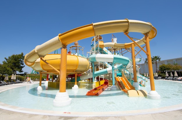 waterpark met waterattracties resort