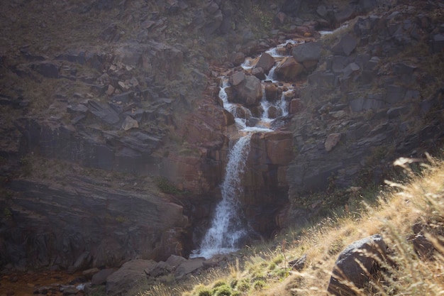 Waterval in Berg Aragats