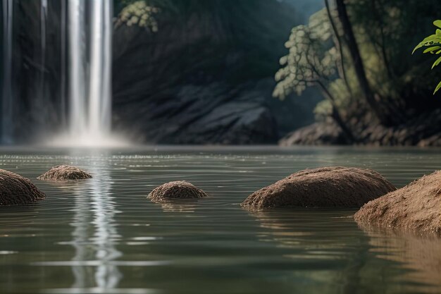 waterval in het bos