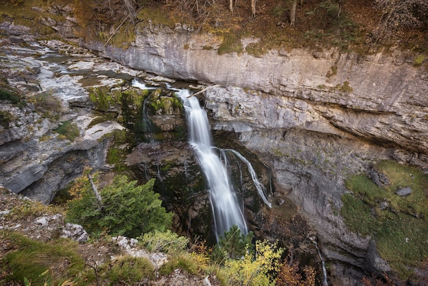 Waterval in het nationale park van Ordesa, de Pyreneeën, Huesca, Spanje.