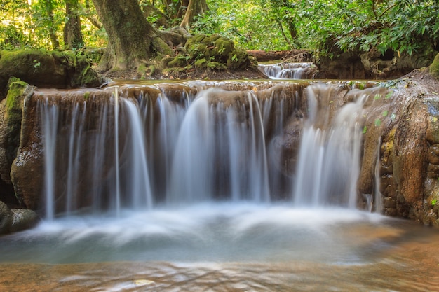 Waterval in het tropische bos