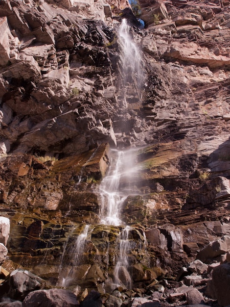 Waterval in Ouray, Colorado.