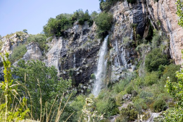 Waterval in Tobera, Frias, Burgos, Spanje