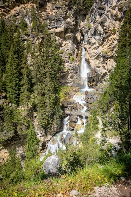 Waterval in Vanoise National Park, Savoie, Franse Alpen