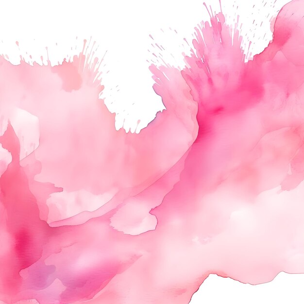 waterverf stijl clipart van splash in zachte pastel roze kleur