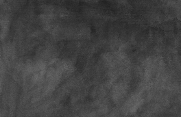 Waterverf zwarte en grijze achtergrond geschilderde textuurhand. De abstracte oude zwart-wit bekleding van de waterkleur. Inktvlekken op papier.