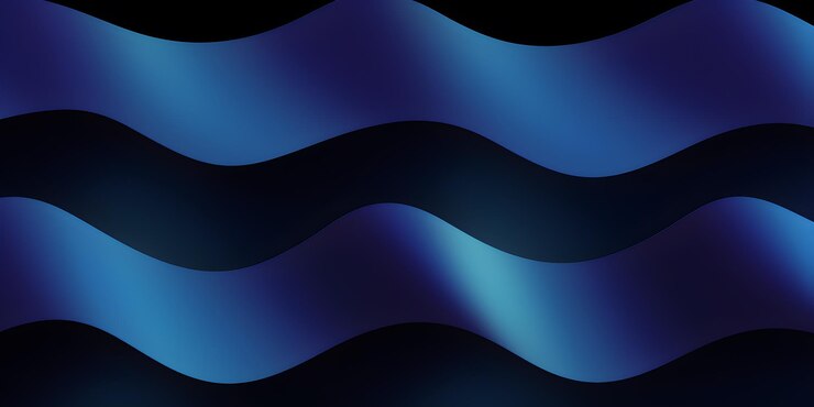 Photo wave background red and dark blue