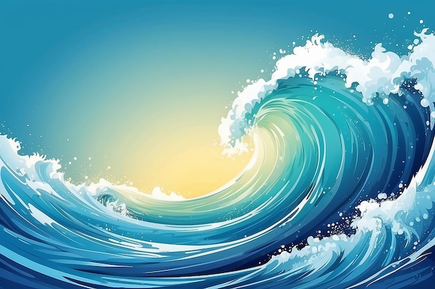 Wave Background stock illustration