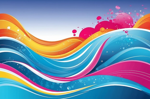 Wave Background stock illustration